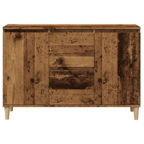 Skænk 102×35×70 cm i konstrueret træ - antikt trælook
