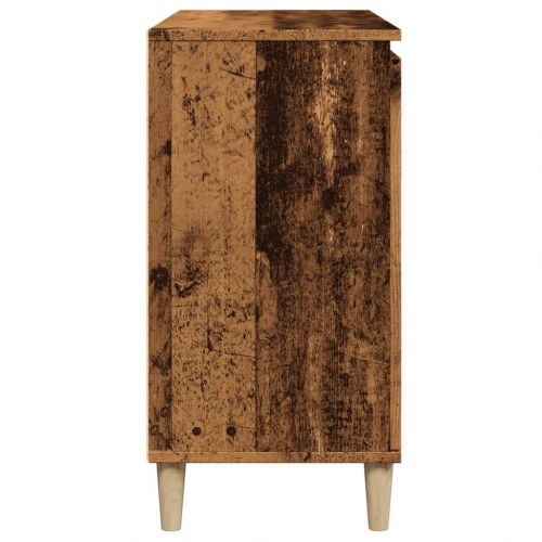 Skænk 102×35×70 cm i konstrueret træ - antikt trælook