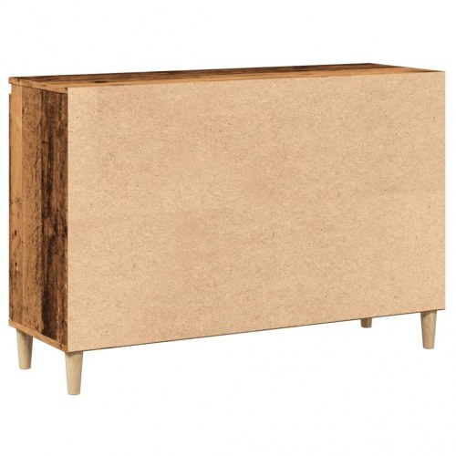 Skænk 102×35×70 cm i konstrueret træ - antikt trælook
