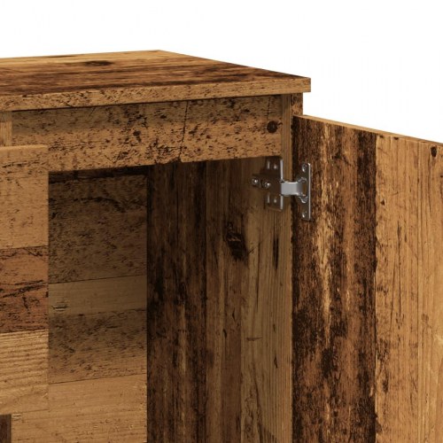 Skænk 102×35×70 cm i konstrueret træ - antikt trælook