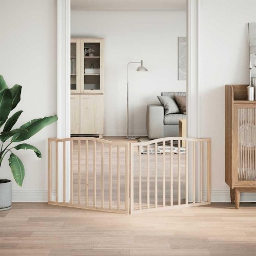 Hundelåge 2 paneler 160 cm poppeltræ