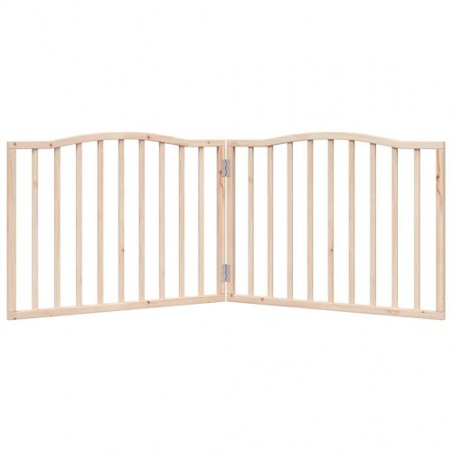 Hundelåge 2 paneler 160 cm poppeltræ