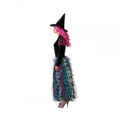 Halloween kostume til voksne - Heks XS/S (grøn)