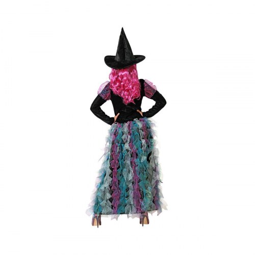 Halloween kostume til voksne - Heks XS/S (grøn)