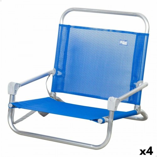Aktive strandstol - lav campingstol, 46 × 49 × 44 cm