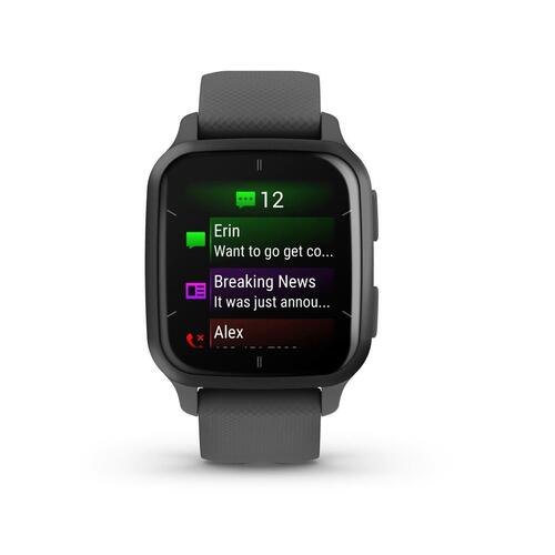 Smartwatch GARMIN Venu Sq 2 1,4" Grå Bræt