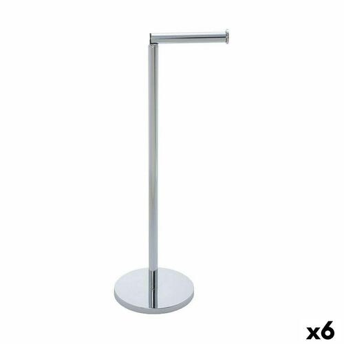 Toiletpapirholder Confortime Sølvfarvet Stål 42 x 15 cm (6 enheder)