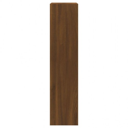 Skoskab med 3 vippeskuffer - 63×24×103 cm, brun egetræsfarve