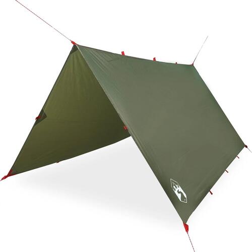Tarp 306x306 cm vandafvisende olivengrøn