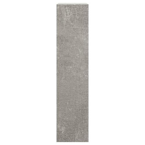 Skoskab 63x24x103 cm konstrueret træ betongrå