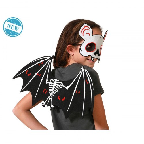 Halloween maske - Flagermus til børn