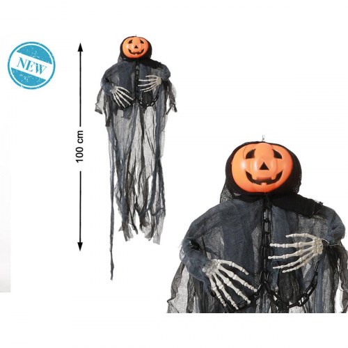 Halloween pynt hængende græskar-figur 100 × 54 cm