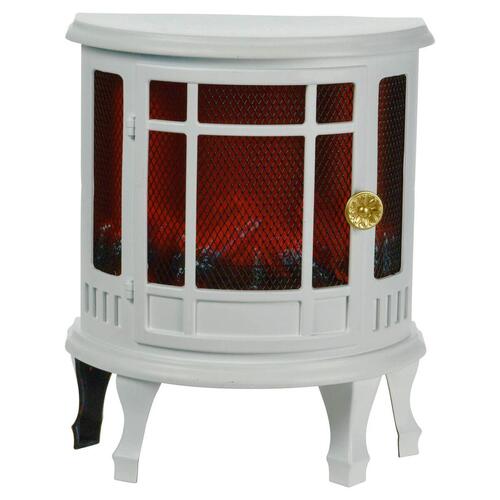 Julepynt Lifetime Hvid Pejs 25 x 12,5 x 30 cm LED Lys