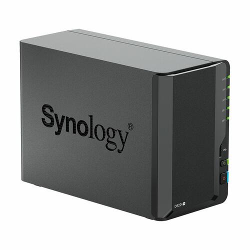 Synology DS224+ NAS - Sort, Intel Celeron J4125, 2 GB DDR4