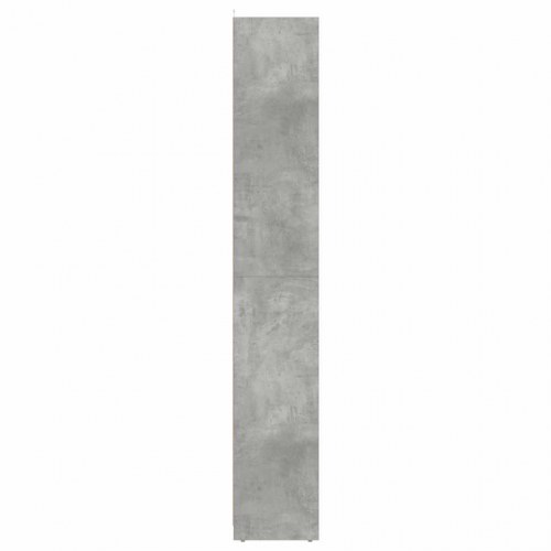 Badeværelsesskab 30×30×183,5 cm - betongrå spånplade