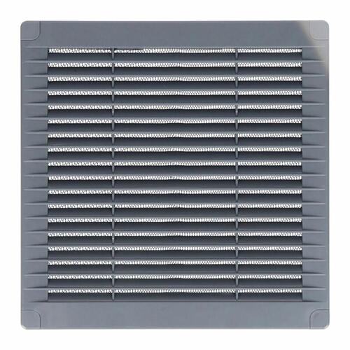 Ventilation gitter EDM 87701 Grå 10 x 10 cm