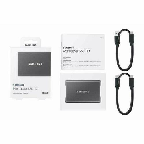 Ekstern harddisk Samsung Portable SSD T7 1 TB SSD