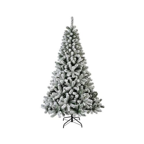 Juletræ Everlands Monarca Grøn PVC Metal snefald Ø 126 x 210 cm