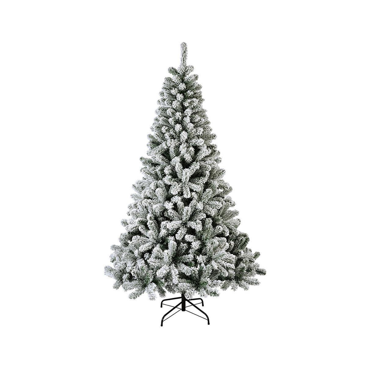 Juletræ Everlands Monarca Grøn PVC Metal snefald Ø 126 x 210 cm