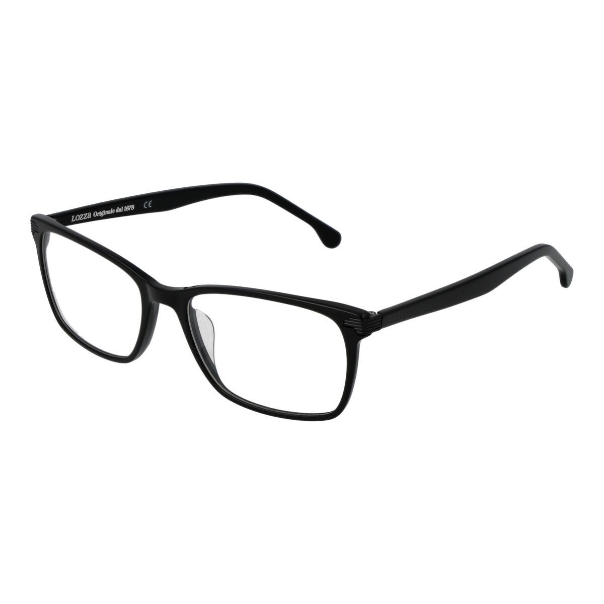 Lozza Brillestel VL4149 550700 - klassisk sort herrebrille