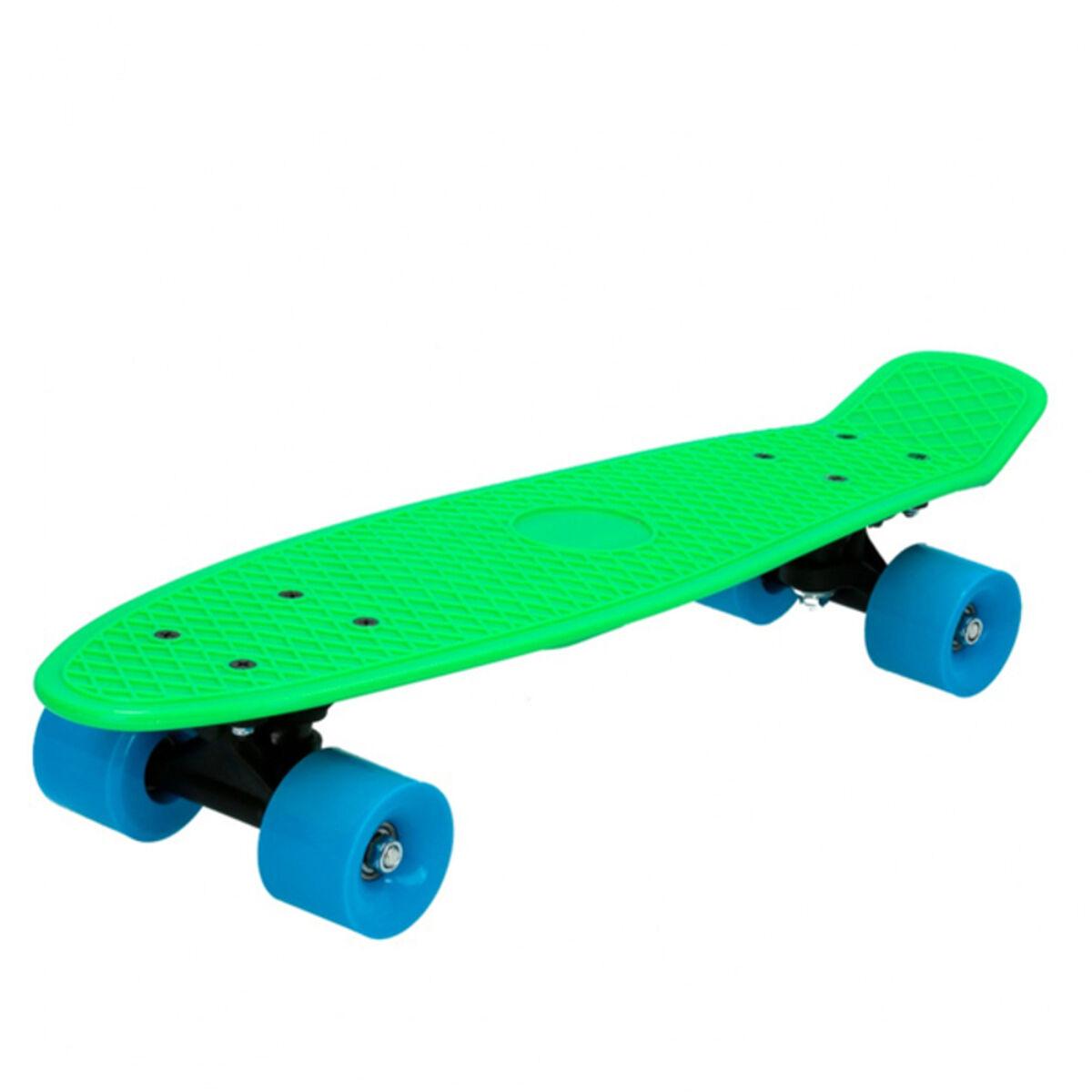 Skateboard 55 cm - blå/rød/grøn (model 43142)