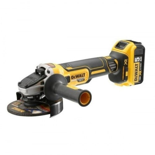 Vinkelsliber Dewalt 1000 W 125 mm - inkl. 2 batterier