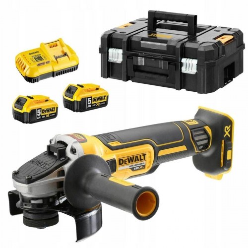 Vinkelsliber Dewalt 1000 W 125 mm - inkl. 2 batterier