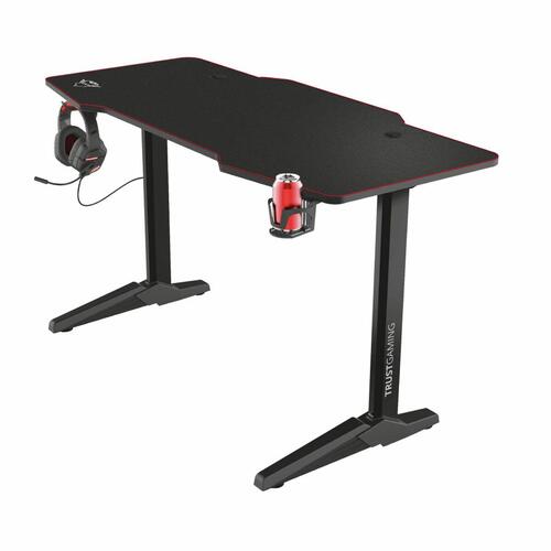 Skrivebord Trust GXT 1175 Imperius XL Sort Stål 140 x 66 cm Gaming