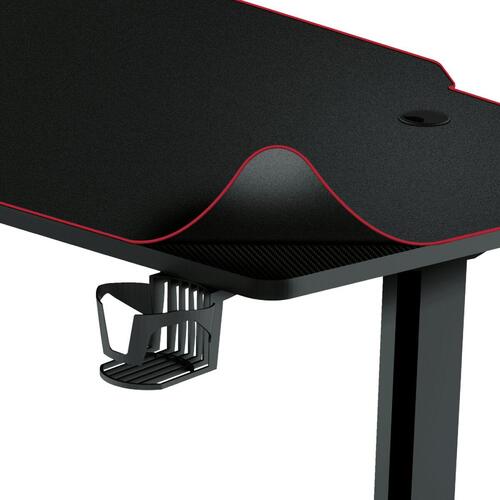 Skrivebord Trust GXT 1175 Imperius XL Sort Stål 140 x 66 cm Gaming