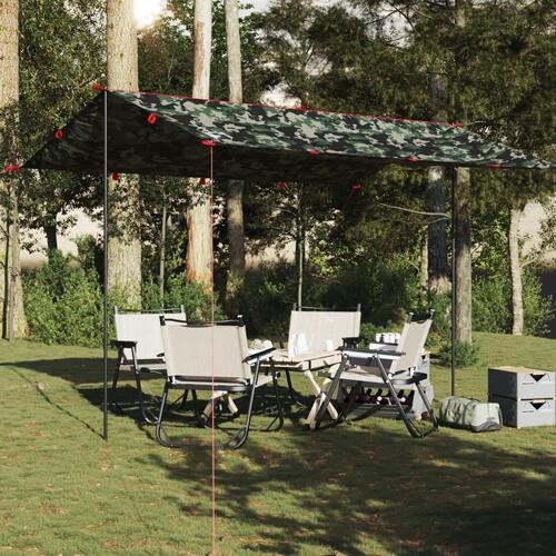 Tarp 406x306 cm vandafvisende camouflage