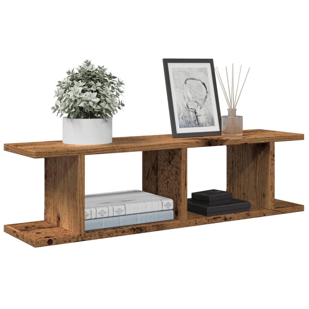 Væghængte Konstrueret Træ Antikt Træ Gammelt Træ - 75 x 18 x 20 cm