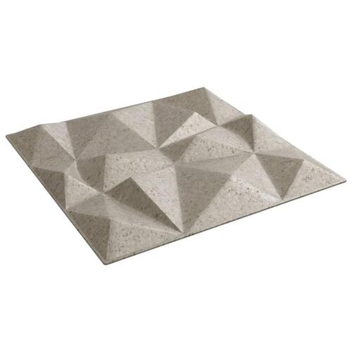 Vægpaneler 12 stk. 50x50 cm 3 m² XPS diamant beton