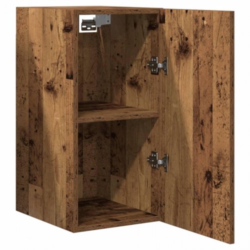 Tv-skabe 2 stk. 30,5x30x60 cm konstrueret træ antikt træ