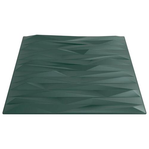 Vægpaneler 24 stk. 50x50 cm 6 m² XPS sten grøn