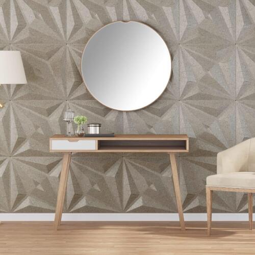 Vægpaneler 48 stk. 50x50 cm 12 m² XPS stjerne beton