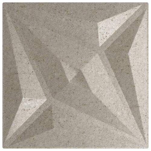 Vægpaneler 48 stk. 50x50 cm 12 m² XPS stjerne beton