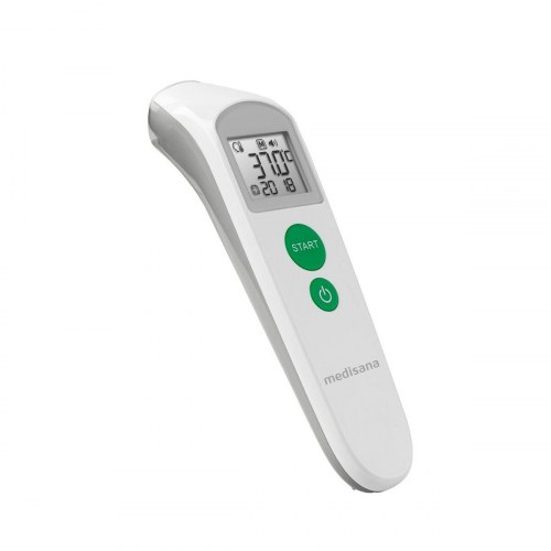 Pandetermometer - digitalt LCD, hvid