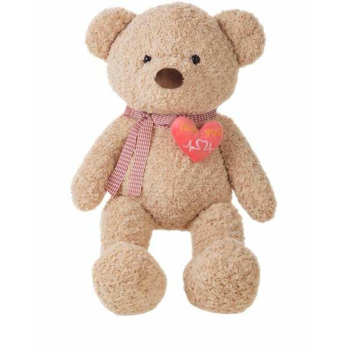 Bjørnebamse Old Hjerte - stor teddybjørn 75 cm