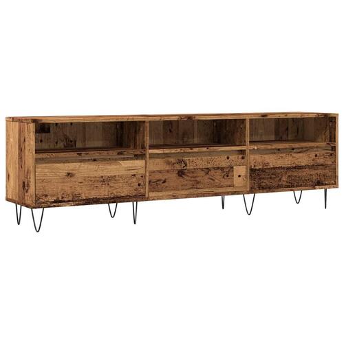 Tv-bord 150x30x44,5 cm konstrueret træ antikt trælook