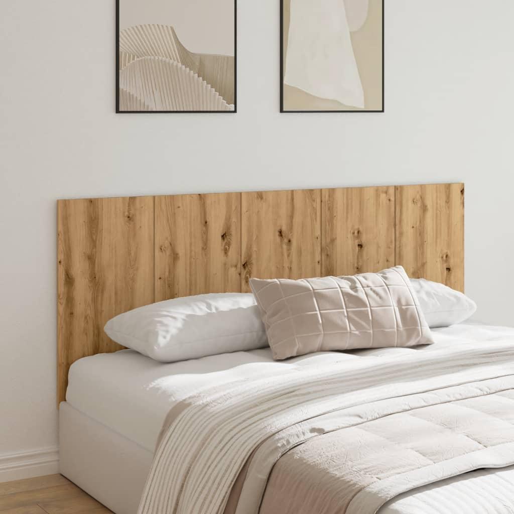 Sengegærde 200x1,5x80 cm konstrueret træ kunsteg