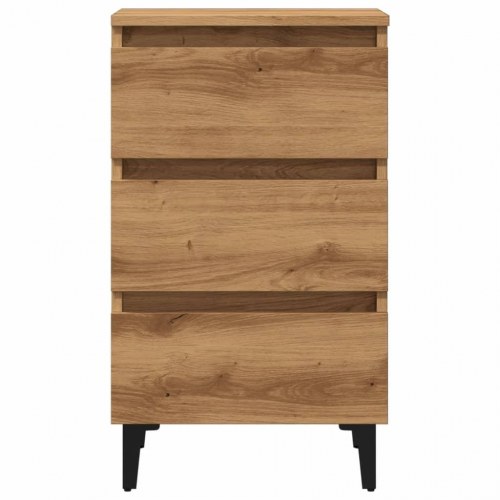 Sengeskab m. metalben 40x35x69 cm kunsteg