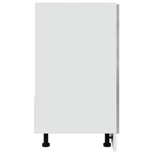 Underskab til vask 80x46x81,5 cm konstrueret træ betongrå