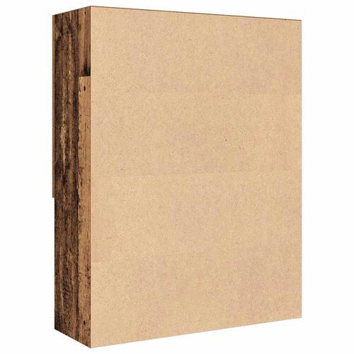 Badeværelsesskab 70,5x25,5x90 cm antikt træ