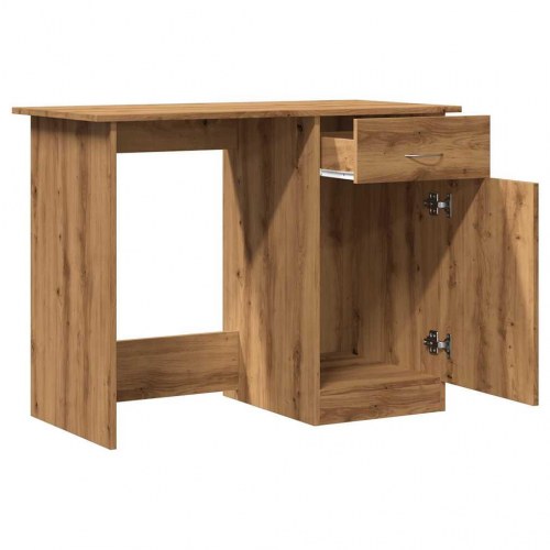 Skrivebord 100×50×76 cm i konstrueret træ - kunsteg