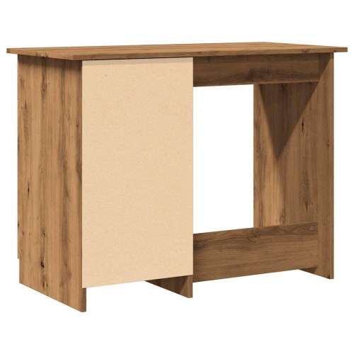 Skrivebord 100×50×76 cm i konstrueret træ - kunsteg