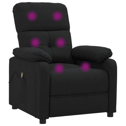 Massagestol stof sort