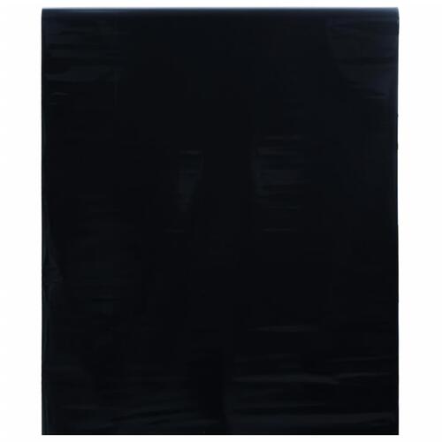 Vinduesfolie 45x500 cm PVC matteret sort