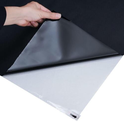 Vinduesfolie 45x500 cm PVC matteret sort