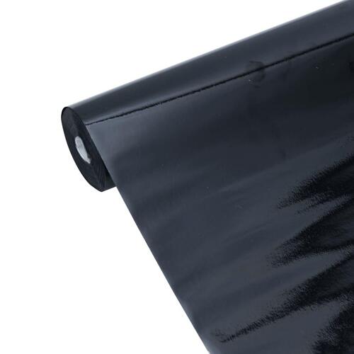 Vinduesfolie 45x500 cm PVC matteret sort