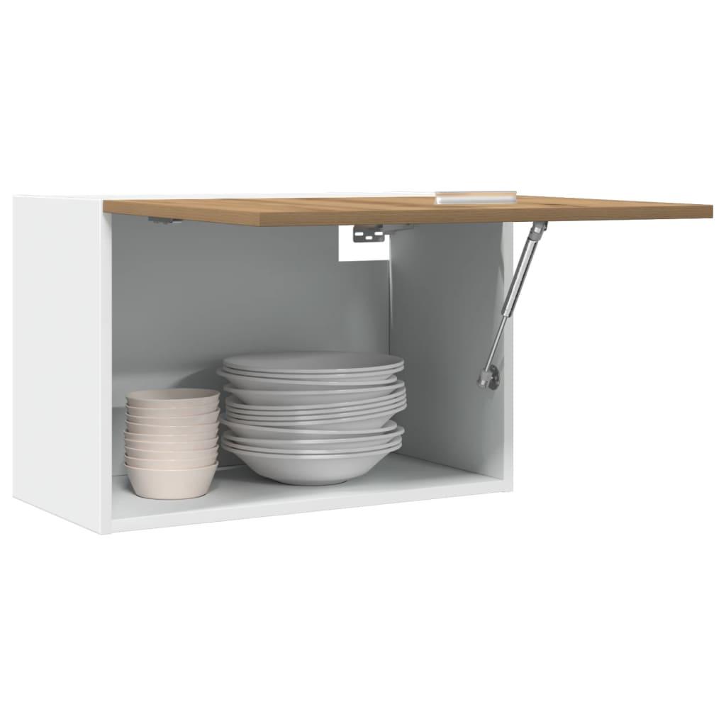 Hængeskab "Lyon" håndlavet eg 60x31x40 cm konstrueret træ billede